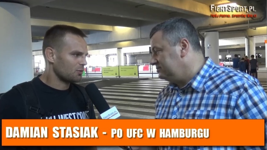 Damian Stasiak po UFC Fight Night 134 w Hamburgu