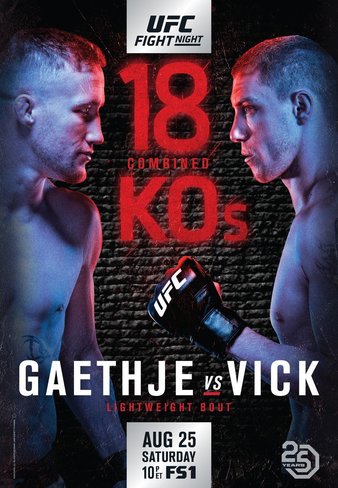 UFC Fight Night 135 Gaethje vs Vick