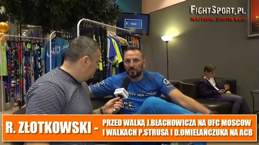 Robert Złotkowski przed UFC Moscow