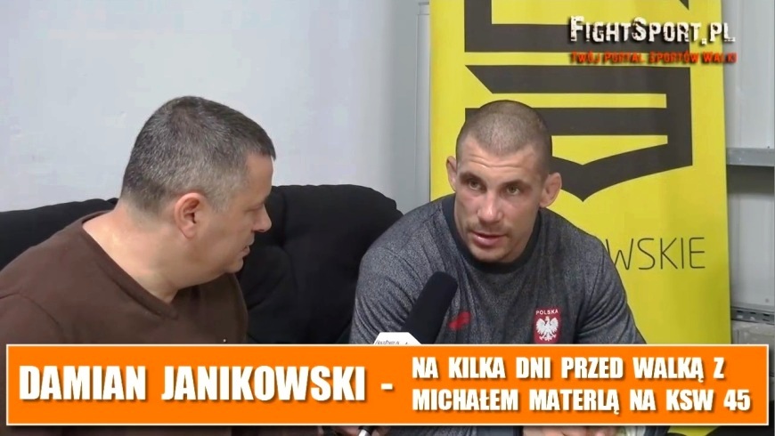 Damian Janikowski przed KSW 45