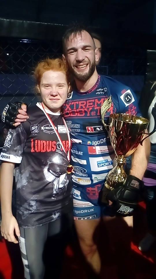 Kamil Łebkowski Alicja Kalinowska MMA Ludus Arena