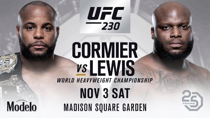 UFC 230 Cormier vs Lewis