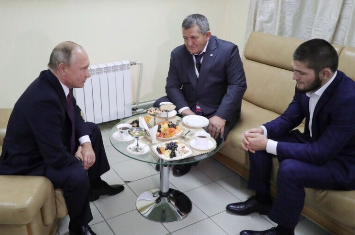 Władymir Putin, Khabib Nurmagomedov
