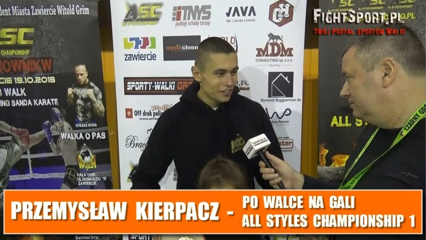 Przemysław Kierpacz po ASC 1