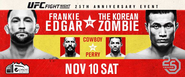 UFC Fight Night 139 Korean Zombie vs. Rodriguez