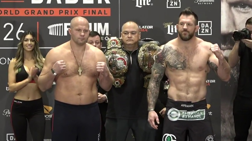 Bellator 214, Fedor Emelianenko vs Ryan Bader