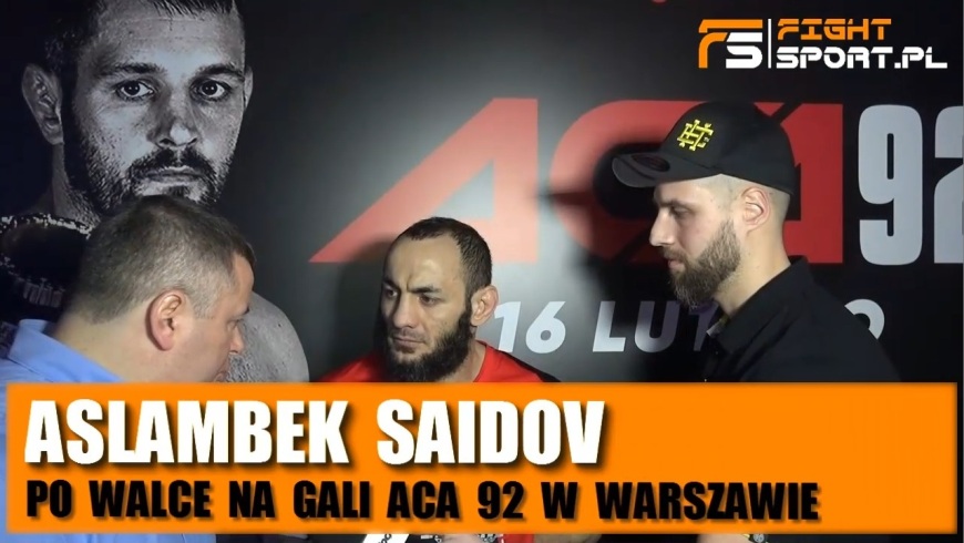 Aslambek Saidov po ACA 92