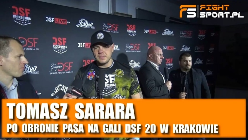 Tomasz Sarara po gali DSF 20