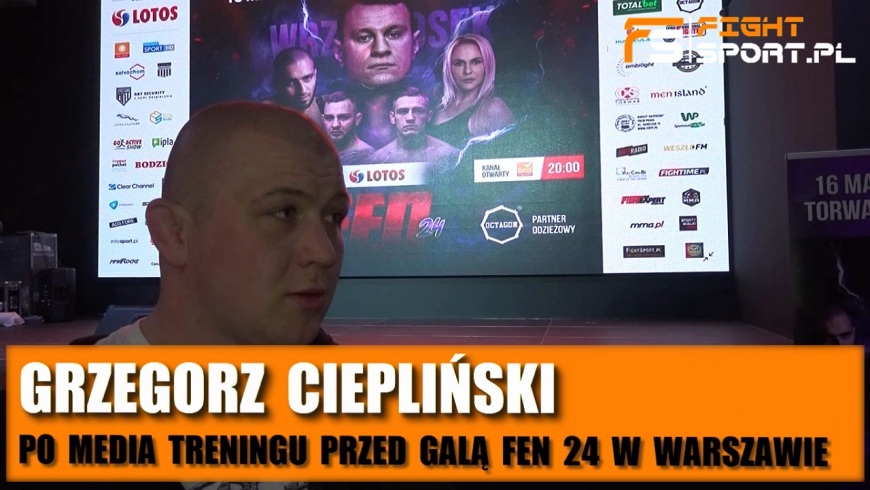 Grzegorz Ciepliński przed FEN 24