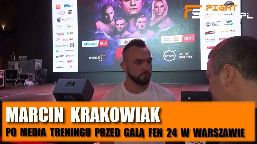 Marcin Krakowiak przed FEN 24