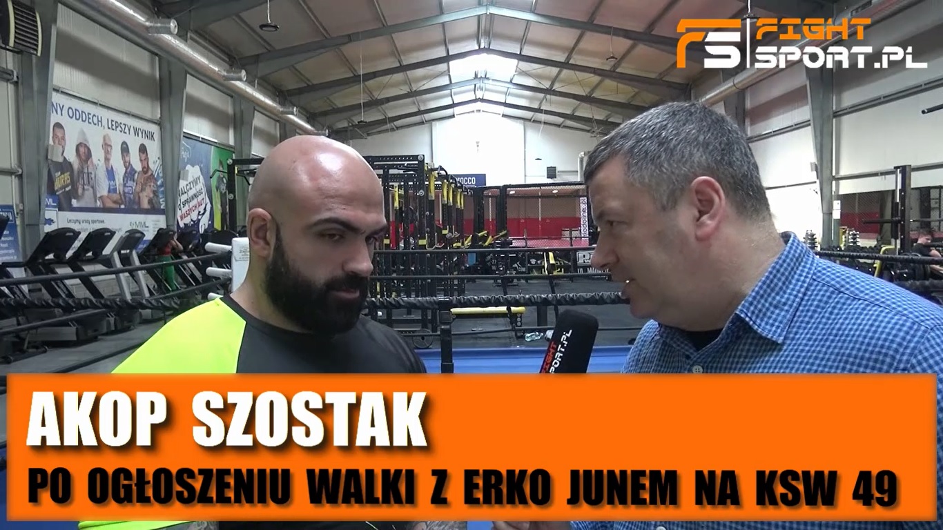 Akop Szostak o walce z Erko Junem