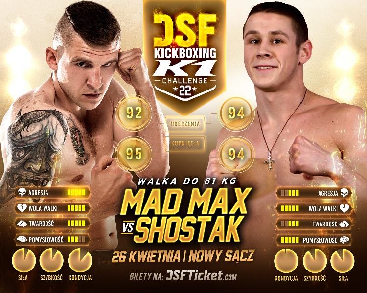 Bratkowicz vs Shostak na DSF 22