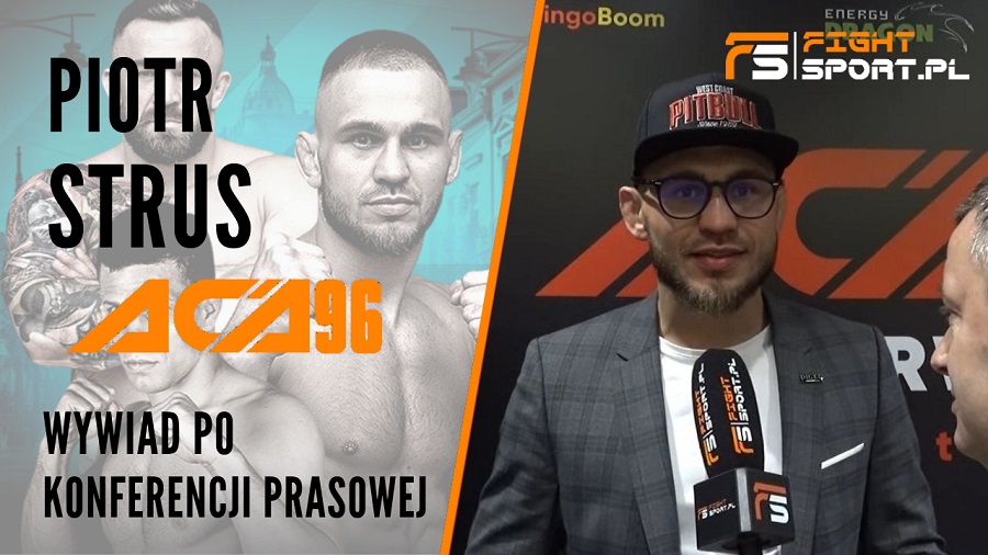Piotr Strus przed ACA 96