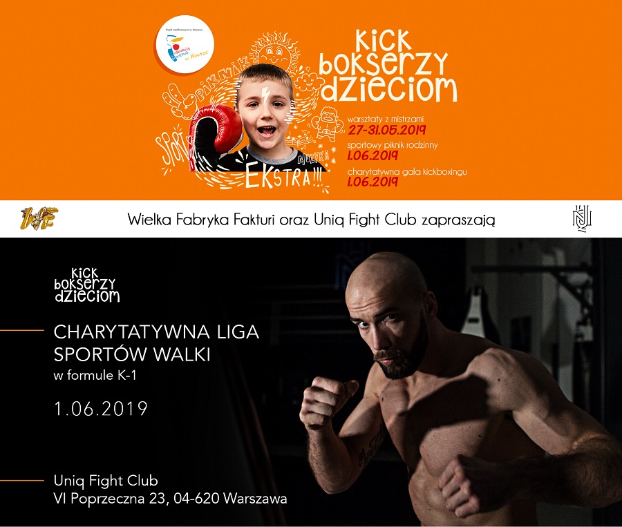 Kickbokserzy Dzieciom - Charytatywny Tydzień Sportów Walki