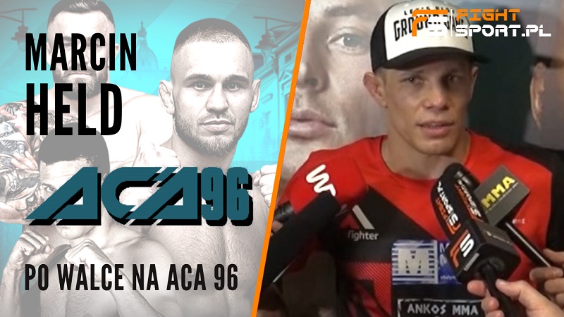 Marcin Held po zwycięstwie na ACA 96