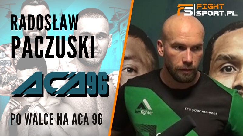 Radek Paczuski po ACA 96