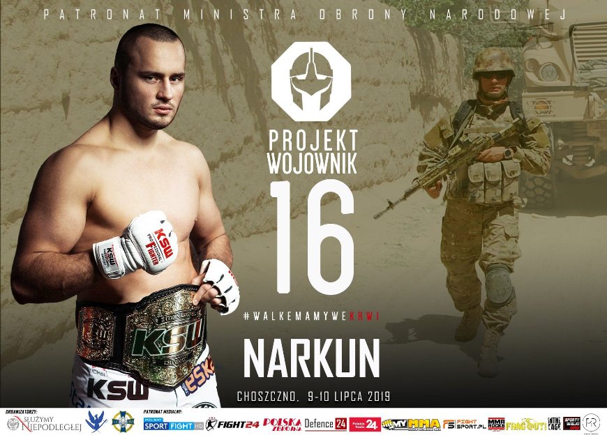 Tomasz Narkun na Projekt Wojownik