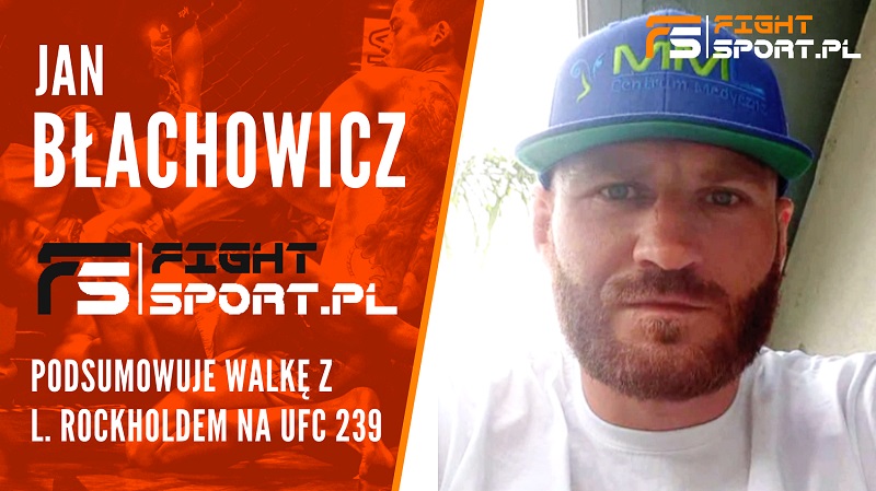 Jan Błachowicz po UFC 239