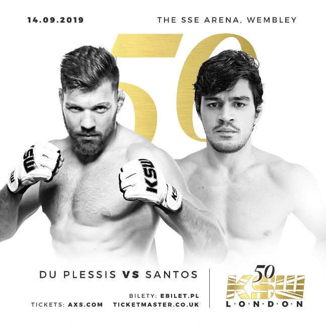 KSW 50 Du Plessis vs Santos