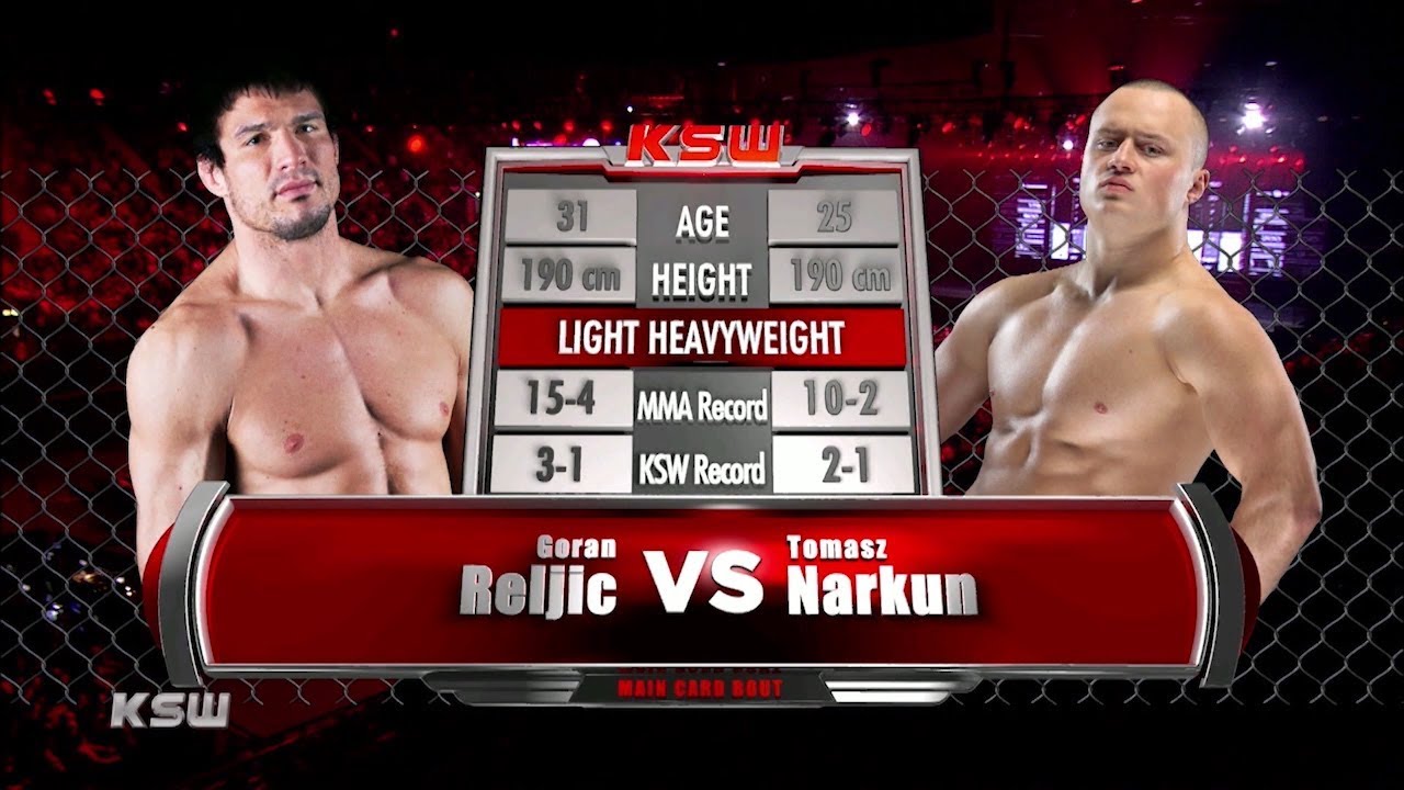 Narkun vs Reljic na KSW 32