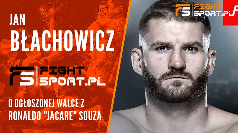 Jan Błachowicz o pojedynku z Jacare Souza