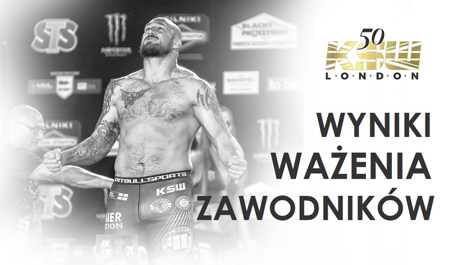 KSW 50 wyniki ważenia