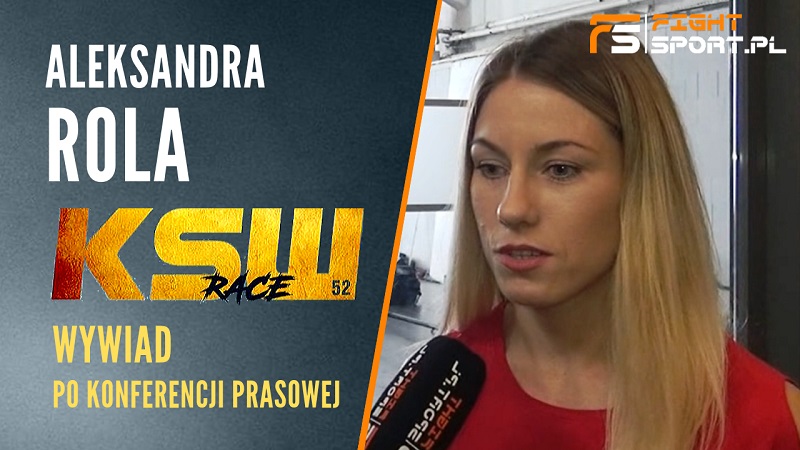 Aleksandra Rola przed KSW 52