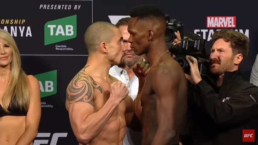 UFC 243 wyniki ważenia