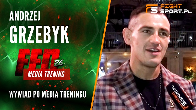 Andrzej Grzebyk po media treningu przed FEN 26