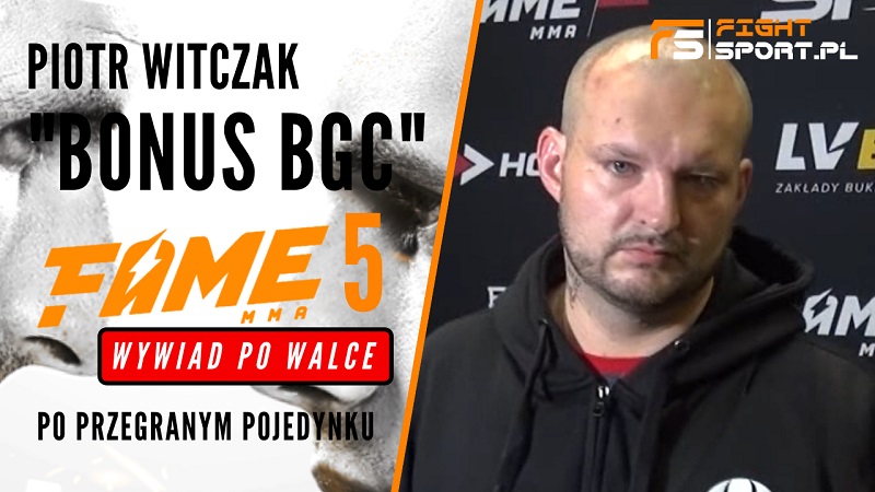 Bonus BGC po FAME MMA 5