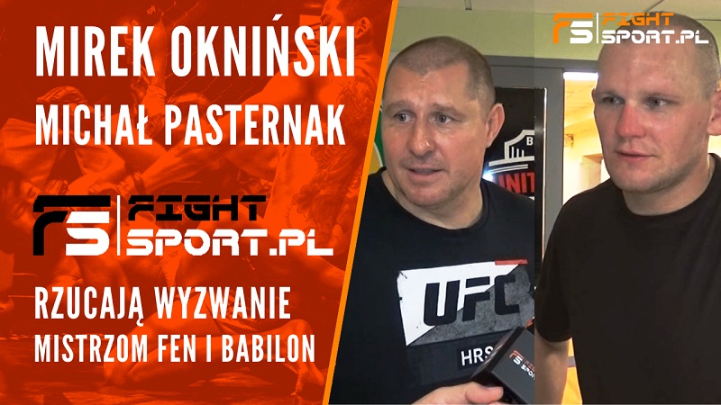 Mirek Okniński i Michał Pasternak