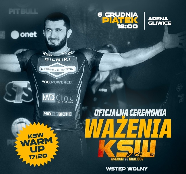 KSW 52 ważenie