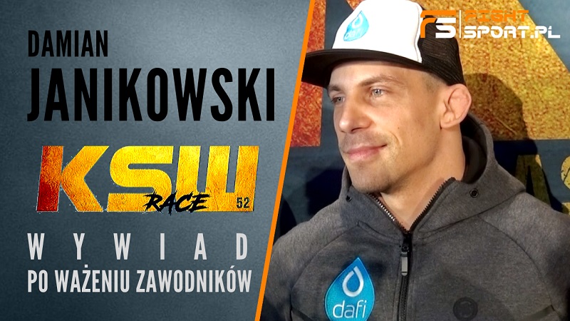 Damian Janikowski przed KSW 52
