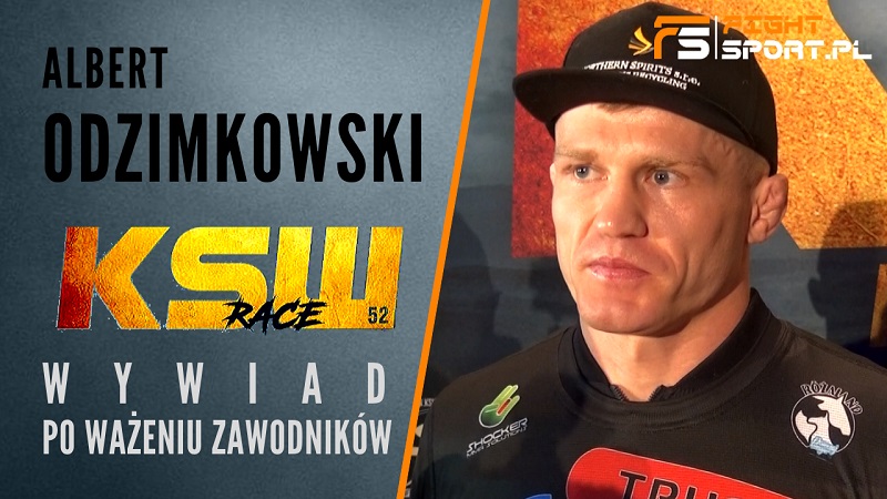 Albert Odzimkowski przed KSW 52