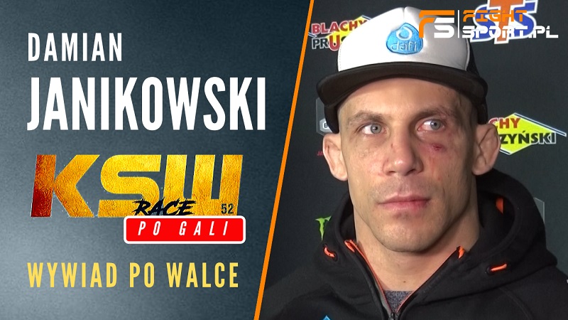 Damian Janikowski po KSW 52