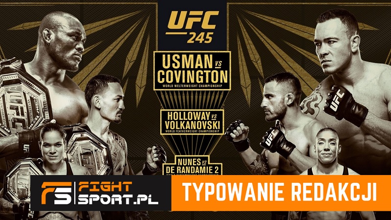UFC 245 - typowanie redakcji