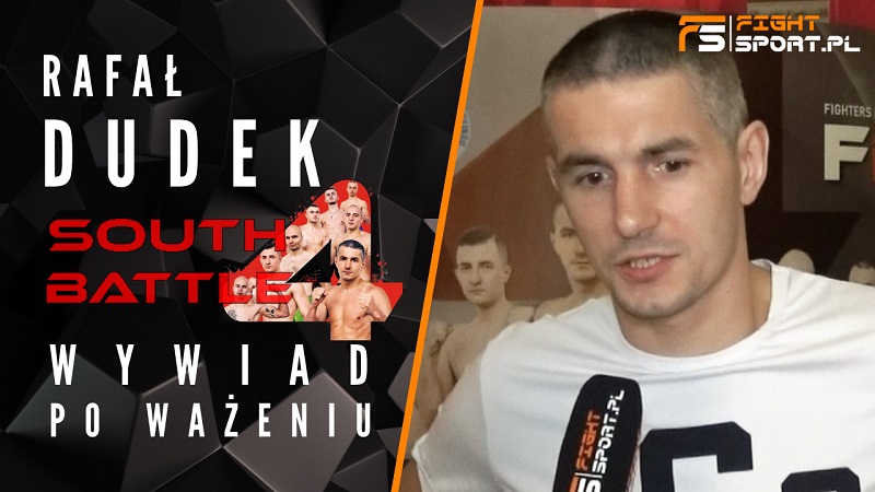 Rafał Dudek przed South Battle 4