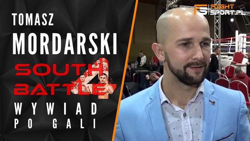 Tomasz Mordarski po gali South Battle 4