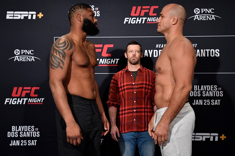 Curtis Blaydes vs Junior Dos Santos