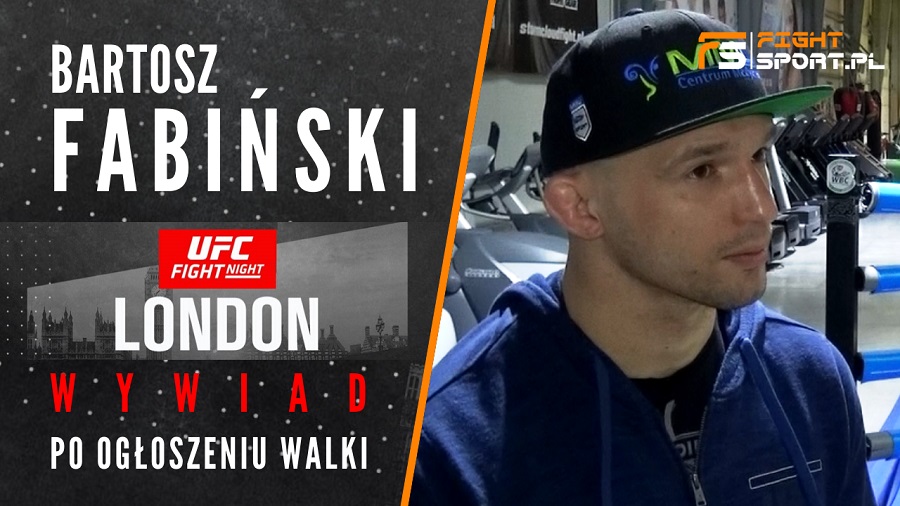 Bartosz Fabiński na UFC London