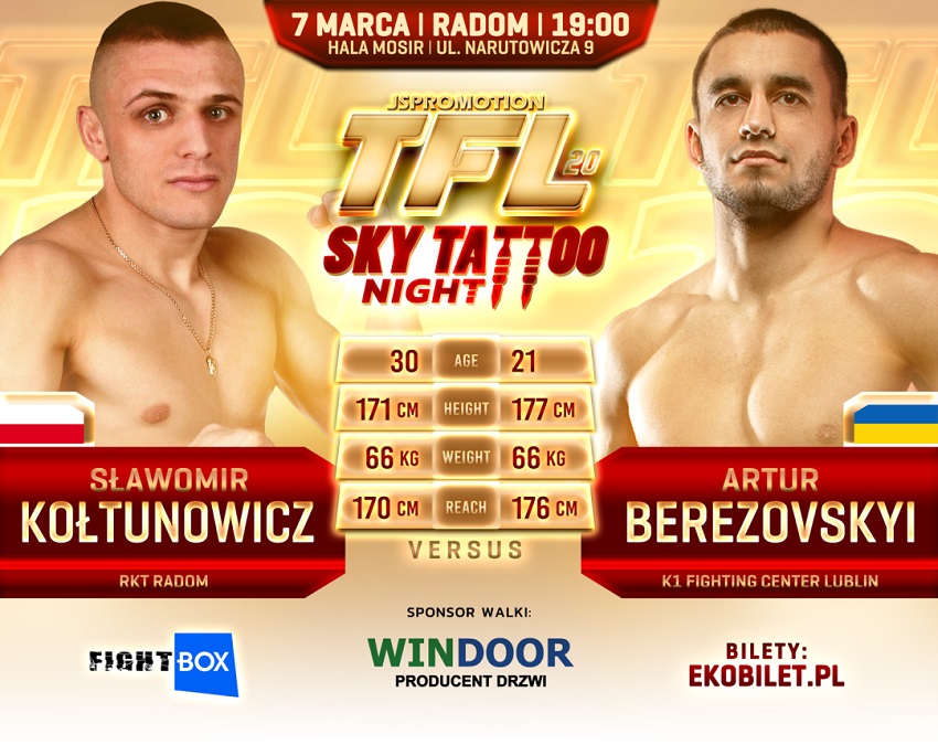 Artur Berezovskyi vs Sławomir Kołtunowicz na TFL 20