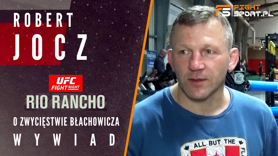 Robert Jocz po walce Błachowicza na UFC Rio Rancho