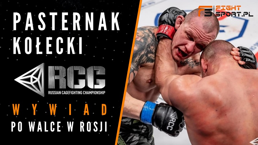 Michał Pasternak i Szymon Kołecki po gali RCC