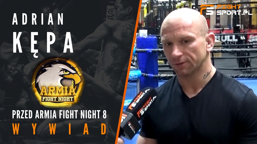 Adrian Kępa przed walką na Armia Fight Night 8