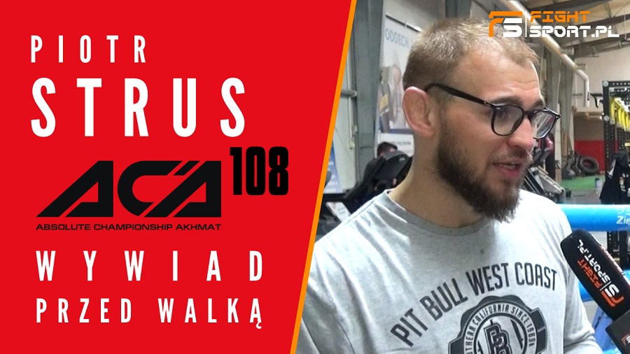 Piotr Strus przed ACA 108