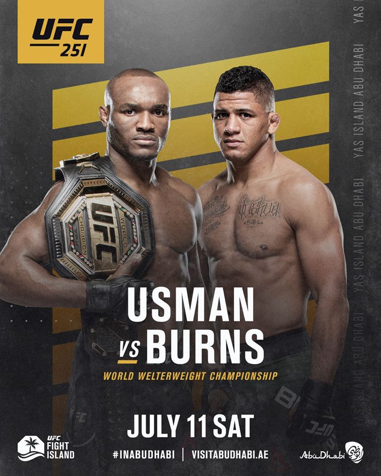 UFC 251 Kamaru Usman vs Gilbert Burns