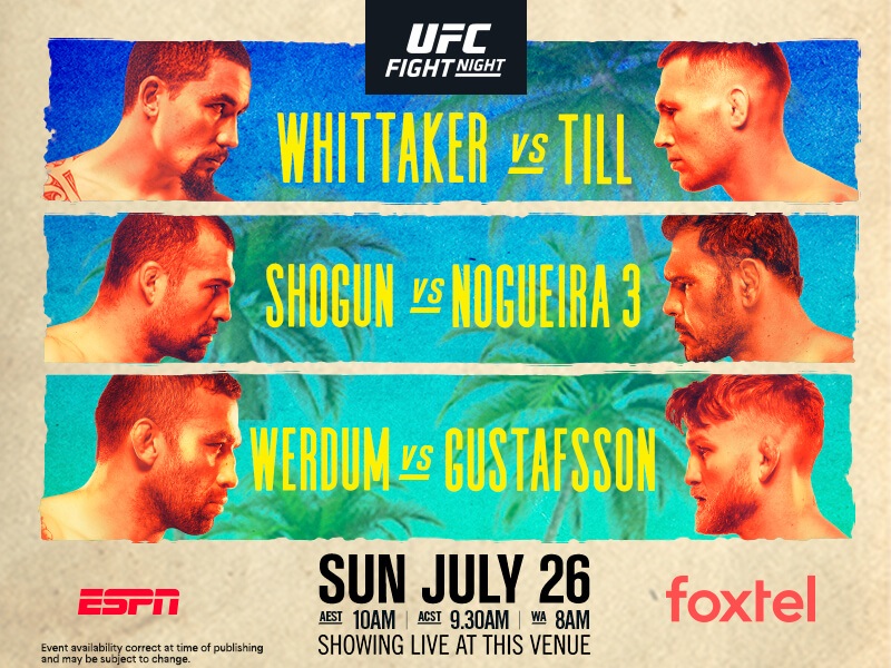 UFC Whittaker vs Till