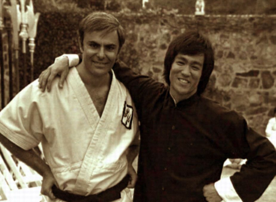 John Saxon & Bruce Lee