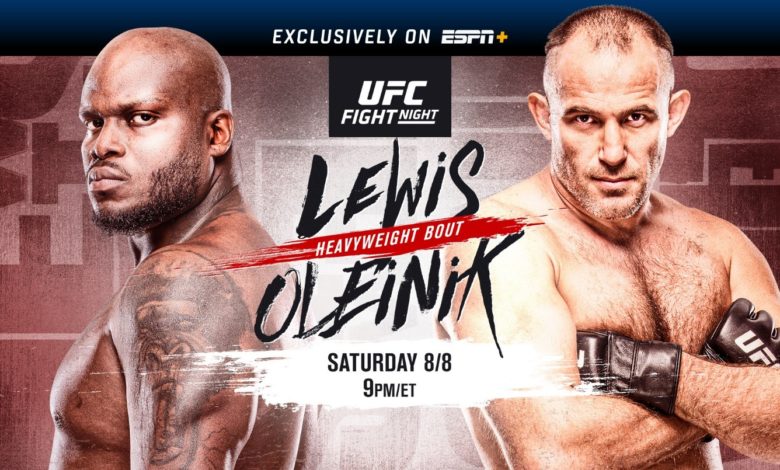 UFC Fight Night 174 Lewis vs Oleinik