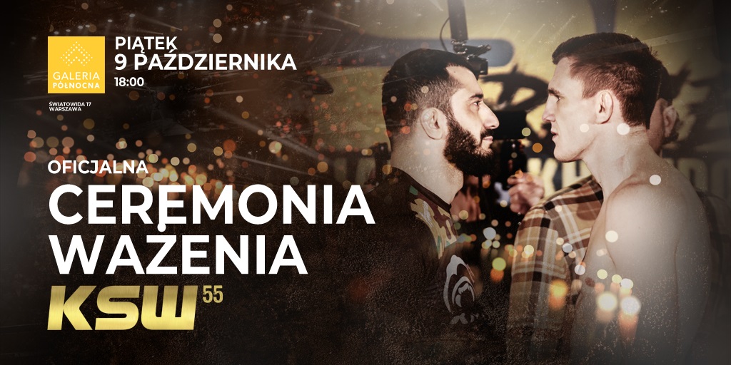 KSW 55 ceremonia ważenia